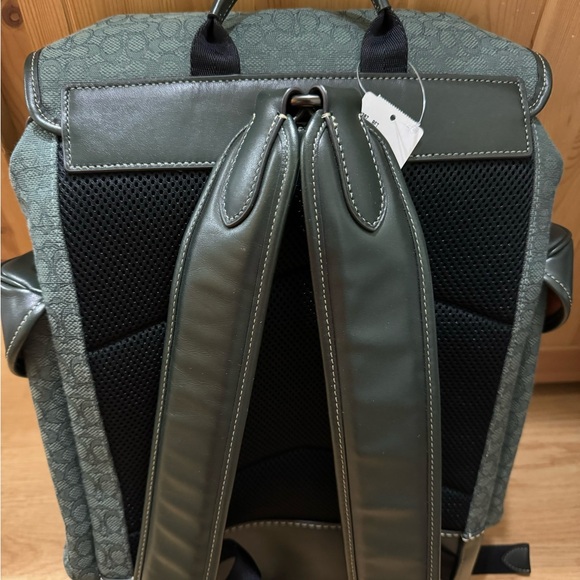 🥰 Coach Hitch Backpack In Micro Signature Jacquard - Picture 7 of 12